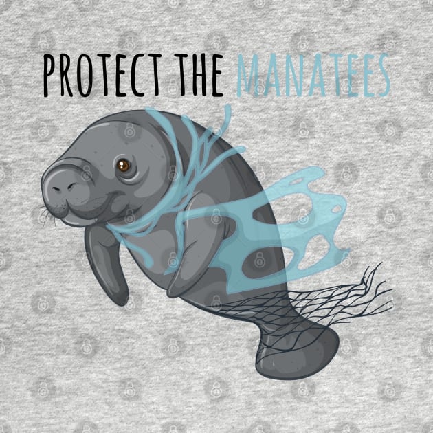 Protect The Manatees, Save the Manatees, Manatees Lovers by yass-art